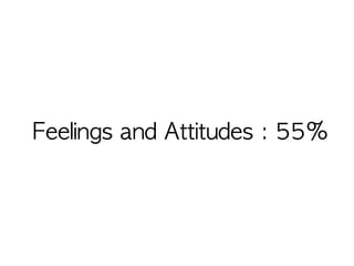 Feelings	 and	 Attitudes：55%
 