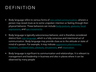Body Language | PDF
