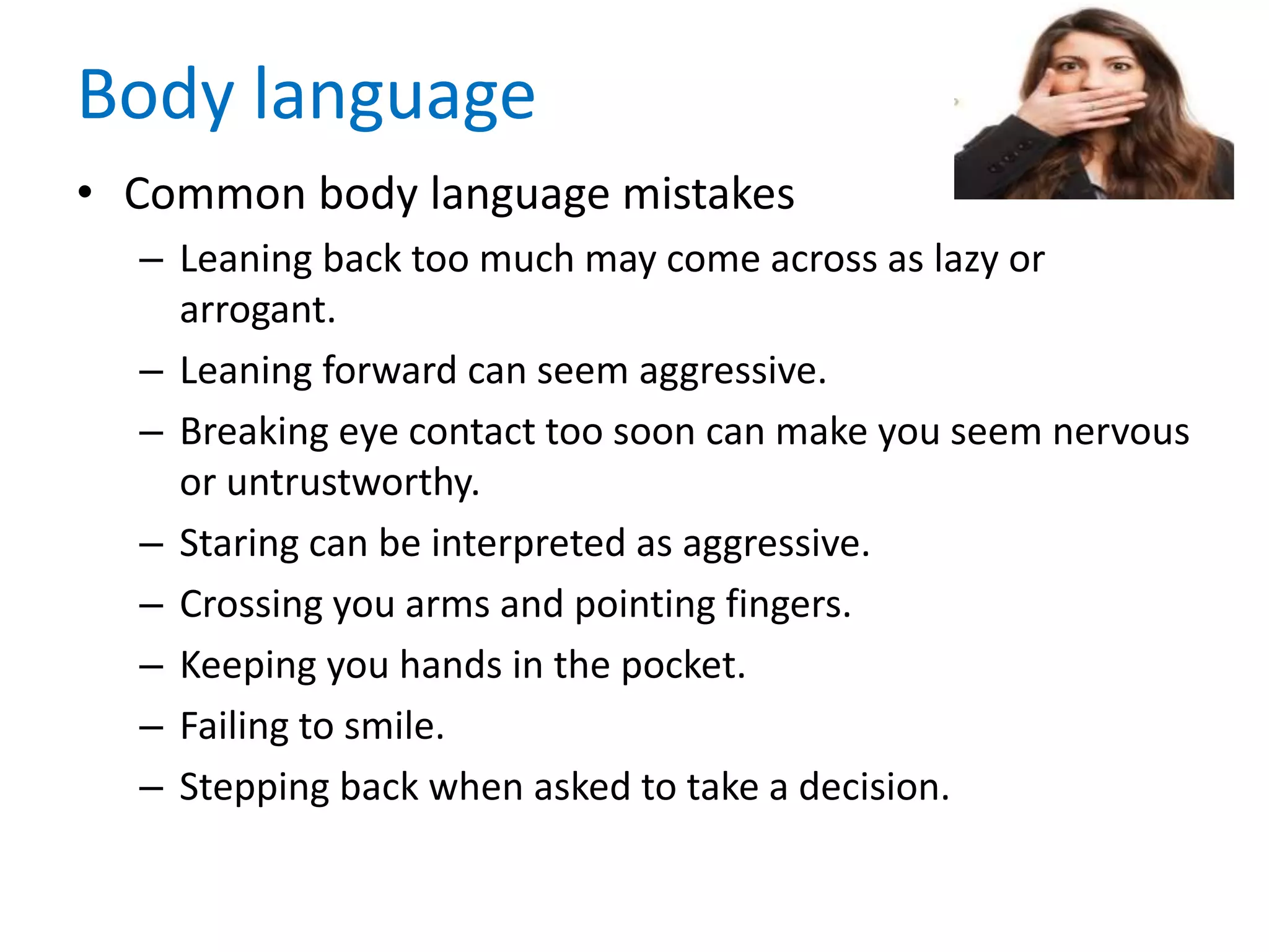 Body language | PPTX