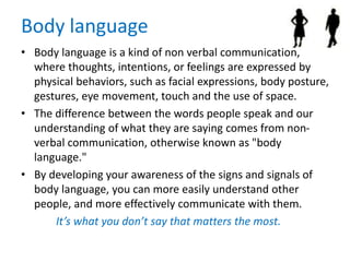 The Importance of Body Language in Dating - The Basics of Body Language