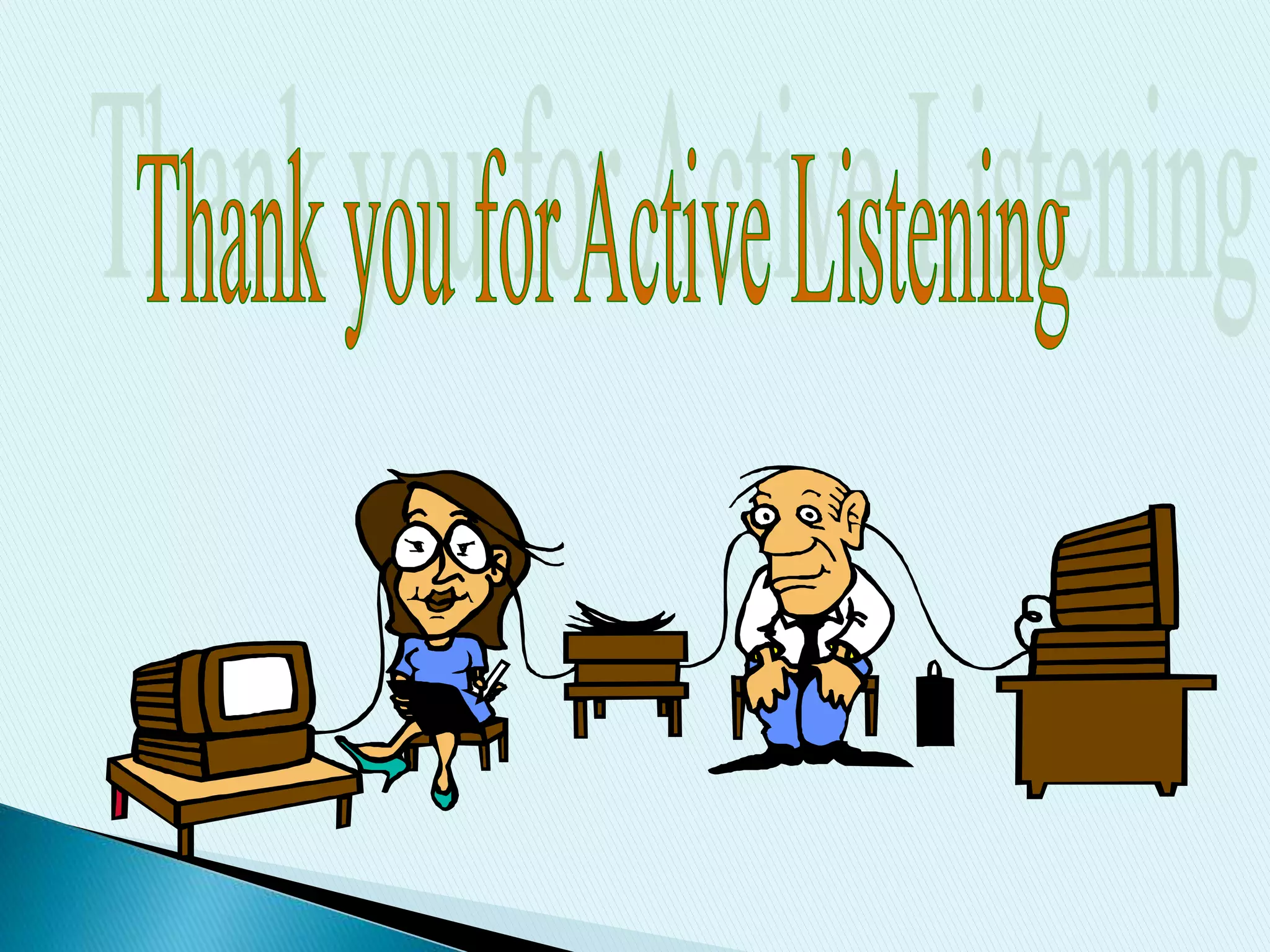 Body language during presentation