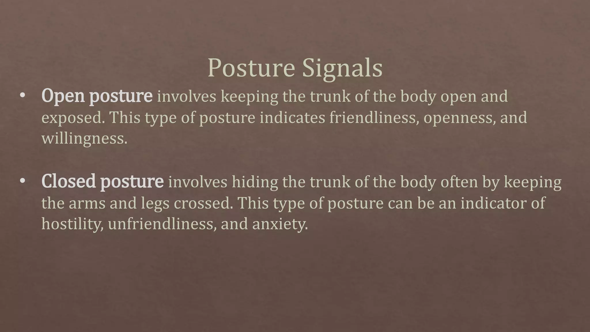 Body language | PPTX
