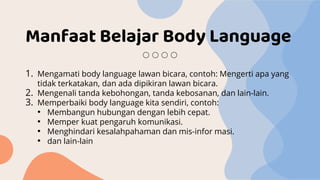 Body Language in Public Speaking for Business | PDF