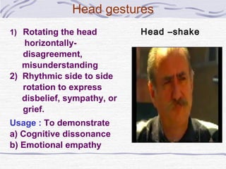 Head Language Body language | PPT