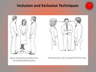 Inclusion and Exclusion Techniques
ARISE TRAINING & RESEARCH CENTER
 
