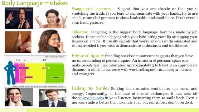 Body language examples - absoluteright