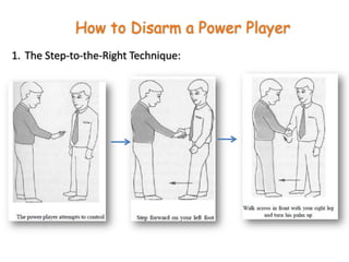 How to Disarm a Power PlayerThe Step-to-the-Right Technique:
