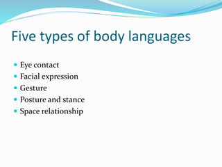 Body language (1) | PPTX