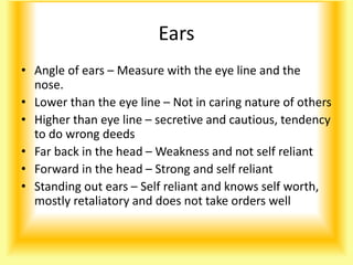 Body Language and Face Reading | PPTX