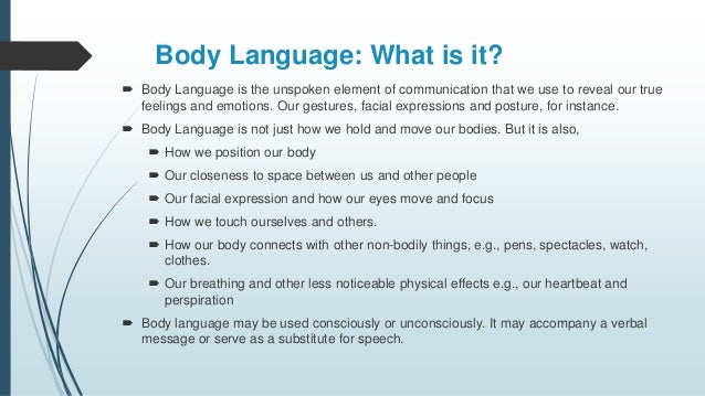 Body language and its importance during Interview.
