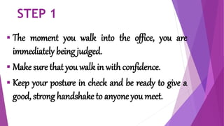 Body language for an interview | PPTX