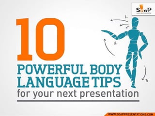 Body language for presentation