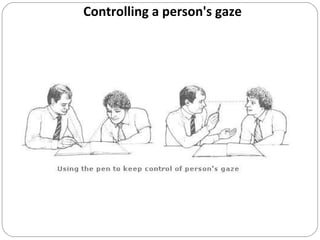 Controlling a person's gaze
 