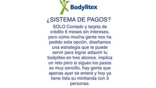 BODYLITEX MINITANDA 3/3/3