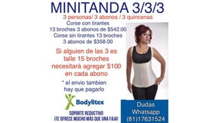 BODYLITEX MINITANDA 3/3/3