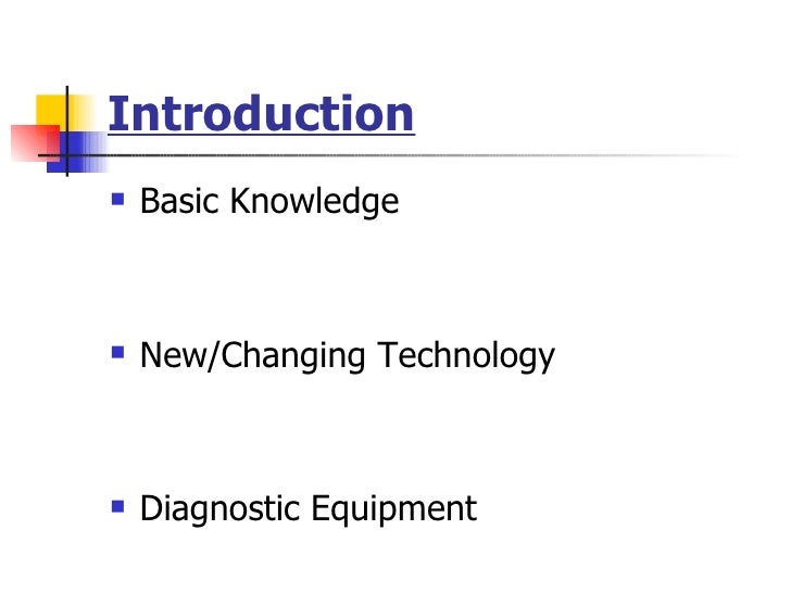 Body management presentation