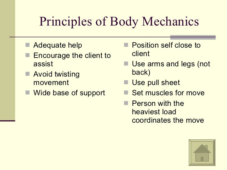 Body mechanics nur 123