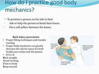 Body Mechanics, Positioning & Moving ..ppt