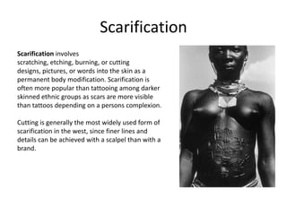 Body Modification | PPTX