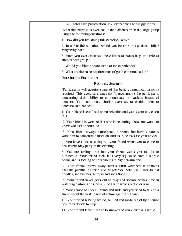 Training Modules on Life Skills Education PDF