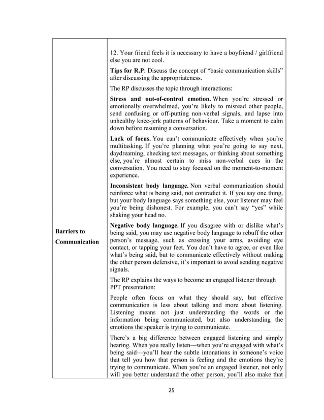 Training Modules on Life Skills Education PDF