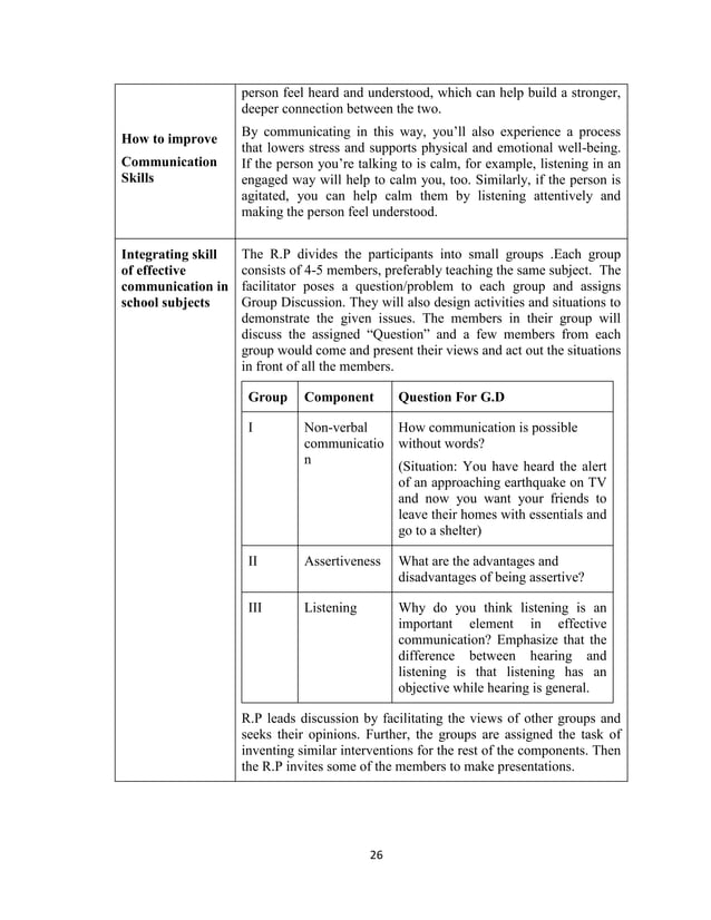 Training Modules on Life Skills Education PDF