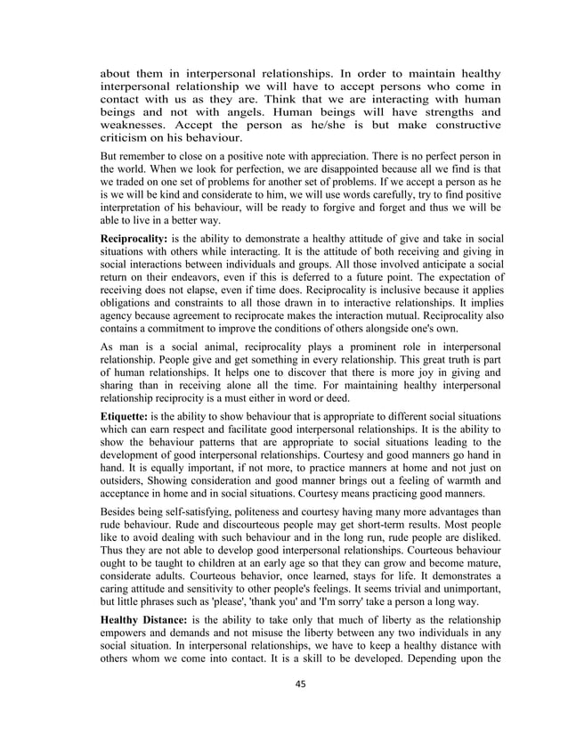 Training Modules on Life Skills Education PDF