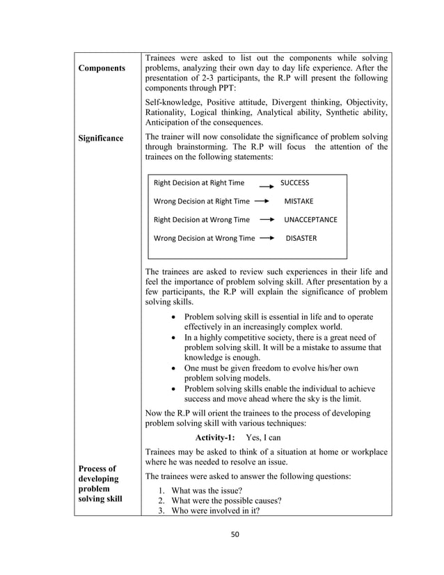 Training Modules on Life Skills Education PDF