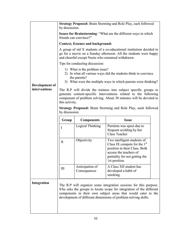 Training Modules on Life Skills Education PDF