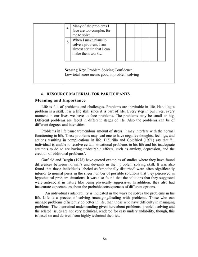 Training Modules on Life Skills Education PDF