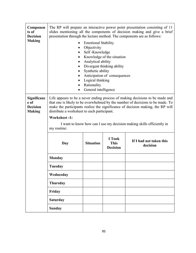 Training Modules on Life Skills Education PDF