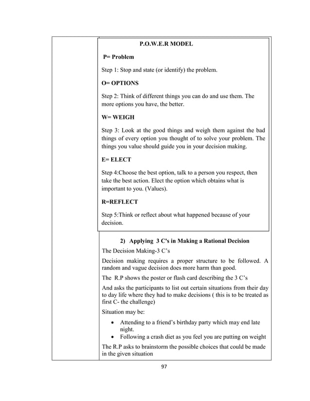 Training Modules on Life Skills Education PDF