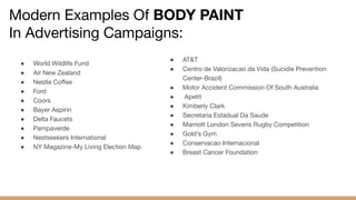 How to Advertise Brands with Body Painting | PDF