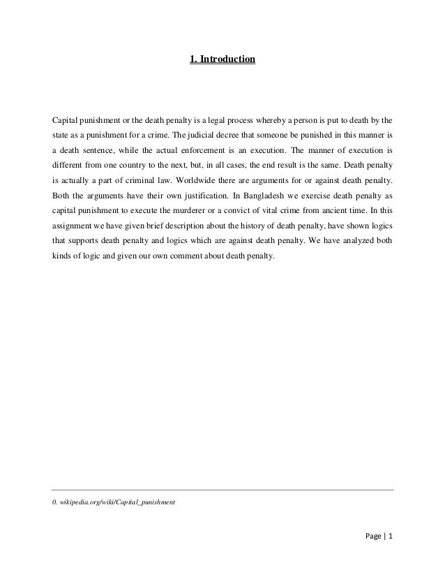 Реферат: Benefits Of Capital Punishment Essay Research Paper