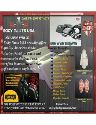 Harley Davidson Parts and accessories