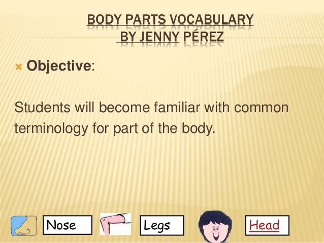 Body parts Unit lesson Plans by Arianny Saviñòn & Team