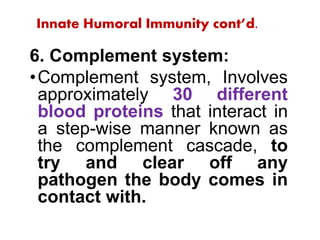 Complement Body BODY’S DEFENSE MECHANISMS.pptx