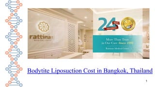 Bodytite Liposuction Cost in Bangkok, Thailand
1
 