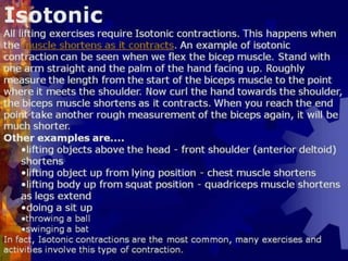 Body types and types of muscle contraction | PPTX