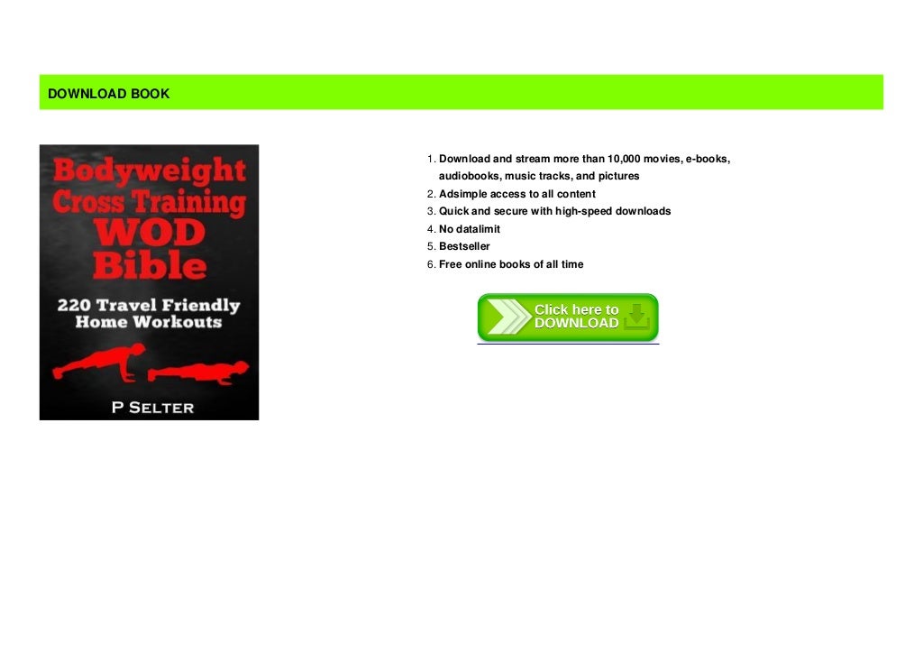 FREE DOWNLOAD Bodyweight Cross Training Wod Bible 220