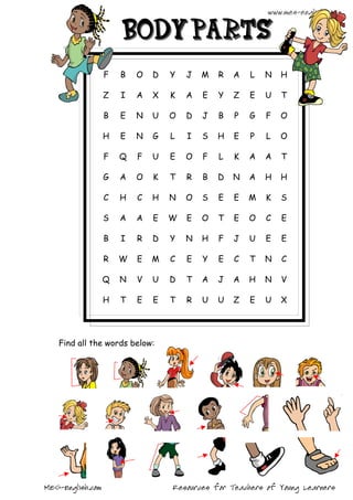 Body Wordsearch