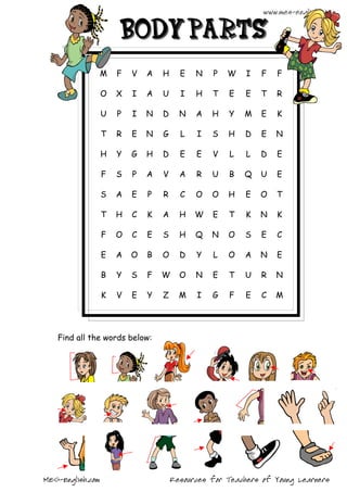 Body Wordsearch