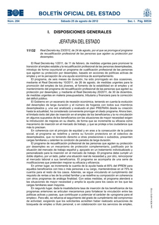 BOLETÍN OFICIAL DEL ESTADO
Núm. 204	                                 Sábado 25 de agosto de 2012	                         ...