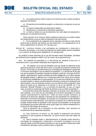 Ley 14/2013, de 27 de septiembre, de apoyo a los emprendedores y su  internacionalización