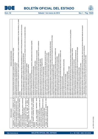 Estándares de aprendizaje evaluables

Núm. 52	
Sábado 1 de marzo de 2014	

http://www.boe.es	

BOLETÍN OFICIAL DEL ESTADO	

cve: BOE-A-2014-2222

14.1. Enjuicia críticamente actitudes de falta de respeto a la igualdad de oportunidades de hombres y mujeres.
14.2. Colabora con personas de otro sexo en diferentes situaciones escolares.
14.3. Realiza diferentes tipos de actividades independientemente de su sexo.
15.1. Expone de forma argumentada la importancia de valorar la igualdad de derechos de hombres y mujeres, la corresponsabilidad en las tareas domésticas y el cuidado
de la familia.
15.2. Realiza trabajos de libre creación investigando casos de falta de corresponsabilidad en el cuidado de la familia presentados en los medios de comunicación.
15.3. Valora el uso del diálogo para la resolución de posibles conflictos en las relaciones afectivas.
16.1. Enjuicia críticamente los valores implícitos en diversas situaciones, de acuerdo con los que constituyen la vida en común en una sociedad democrática.
16.2. Reflexiona sobre los Derechos y Deberes de la Constitución española.
17.1. Explica los derechos y deberes básicos de la Constitución española.
17.2. Realiza sencillos juicios morales fundamentados.
17.3. Participa en el bienestar del entorno próximo basándose en los derechos y deberes básicos de la Constitución española.
18.1. Expresa las notas características de la convivencia democrática.
18.2. Argumenta la importancia de los valores cívicos en la sociedad democrática.
19.1. Comprende, valora y expone por escrito el deber de la aportación ciudadana al bien de la sociedad.
19.2. Explica la función de los impuestos de proporcionar recursos sociales que mejoran la calidad de vida de los ciudadanos.
19.3. Realiza producciones creativas sobre las consecuencias de no pagar impuestos.
20.1. Muestra interés por la naturaleza que le rodea y se siente parte integrante de ella.
20.2. Razona los motivos de la conservación de los bienes naturales.
20.3. Propone iniciativas para participar en el uso adecuado de bienes naturales razonando los motivos.
21.1. Analiza, explica y expone las causas y consecuencias de la intervención humana en el medio.
21.2. Investiga críticamente la intervención humana en el medio ambiente y comunica los resultados.
21.3. Argumenta comportamientos de defensa y recuperación del equilibrio ecológico y de conservación del medio ambiente.
22.1. Toma conciencia de la limitación de los recursos energéticos y explica las consecuencias del agotamiento de las fuentes de energía.
22.2. Investiga los efectos del abuso de determinadas fuentes de energía.
22.3. Realiza trabajos creativos sobre la necesidad del aire no contaminado para la salud y la calidad de vida.
22.4. Expone gráficamente argumentos para rechazar actividades humanas contaminantes.
23.1. Valora la importancia del cuidado del cuerpo y la salud y de prevenir accidentes domésticos.
23.2. Razona las repercusiones de determinadas conductas de riesgo sobre la salud y la calidad de vida.
23.3. Conoce las prácticas de primeros auxilios.
23.4. Expresa las medidas preventivas de los accidentes domésticos más frecuentes.
24.1. Realiza un uso ético de las nuevas tecnologías.
24.2. Conoce el empleo seguro de las nuevas tecnologías.
24.3. Analiza y enjuicia críticamente los contenidos del entorno digital.
25.1. Realiza análisis de información digital sobre las razones por las que las personas sienten la necesidad de consumir al ver un anuncio publicitario.
25.2. Reflexiona sobre la influencia de la publicidad expresando las conclusiones mediante trabajos creativos.
25.3. Realiza exposiciones enjuiciando críticamente hábitos de consumo innecesario.
26.1. Colabora en campañas escolares sobre la importancia del respeto de las normas de educación vial.
26.2. Investiga sobre las principales causas de los accidentes de tráfico con la ayuda de las nuevas tecnologías.
26.3. Expone las consecuencias de diferentes accidentes de tráfico.
27.1. Analiza información en prensa en relación con los accidentes de tráfico.
27.2. Desarrolla proyectos relacionados con las principales causas de los accidentes de tráfico, sobre los que se informa en diferentes medios de comunicación.
27.3. Reflexiona sobre el modo en que se podrían haber evitado accidentes de tráfico y expone sus conclusiones.
27.4. Explica las principales medidas que se podrían tomar para prevenir accidentes de tráfico.

Criterios de evaluación

19. Comprender la importancia de la contribución de los
ciudadanos a los servicios públicos y los bienes comunes a
través de los impuestos realizando razonamientos críticos.
20. Realizar un uso responsable de los bienes de la naturaleza,
comprendiendo e interpretando sucesos, analizando causas y
prediciendo consecuencias.
21. Contribuir a la conservación del medio ambiente manteniendo
una actitud crítica ante las faltas de respeto.
22. Valorar el uso responsable de las fuentes de energía en el
planeta concienciándose del respeto del entorno y
desarrollando la capacidad crítica hacia los acontecimientos
que lo modifican.
23. Ser capaz de realizar primeros auxilios y tomar medidas
preventivas valorando la importancia de prevenir accidentes
domésticos.
24. Emplear las nuevas tecnologías desarrollando valores
sociales y cívicos en entornos seguros.
25. Analizar críticamente la influencia de la publicidad sobre el
consumo utilizando las nuevas tecnologías.
26. Valorar las normas de seguridad vial, analizando las causas y
consecuencias de los accidentes de tráfico.
27. Investigar sobre la prevención de accidentes de tráfico
generando iniciativas y alternativas personales.

BOLETÍN OFICIAL DEL ESTADO
Sec. I. Pág. 19420

D. L.: M-1/1958 - ISSN: 0212-033X

 