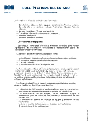 Real Decreto 127/2014, de 28 de febrero, por el que se regulan aspectos específicos de la Formación Profesional Básica 