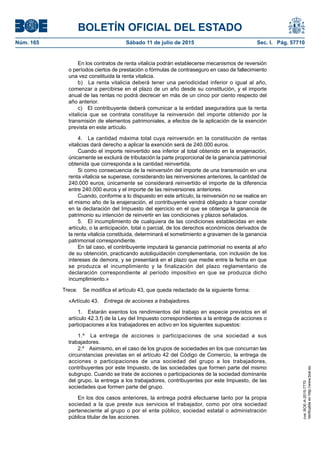 BOLETÍN OFICIAL DEL ESTADO
Núm. 165	 Sábado 11 de julio de 2015	 Sec. I. Pág. 57710
En los contratos de renta vitalicia po...