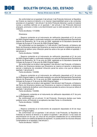 BOLETÍN OFICIAL DEL ESTADO
Núm. 26 Viernes 30 de enero de 2015 Sec. I. Pág. 7221
De conformidad con el apartado 2 del artí...