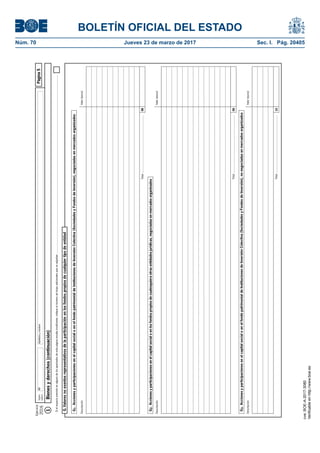 BOLETÍN OFICIAL DEL ESTADO
Núm. 70	 Jueves 23 de marzo de 2017	 Sec. I. Pág. 20405
Ejercicio
2016
Sujeto
pasivo
NIFApellidosynombrePágina5
Bienesyderechos(continuación)1
Sielespacioprevistoenalgunodelosapartadosdeestapáginaresultainsuficiente,indiqueelnúmerodehojasadicionalesqueseadjuntan.......................................................................................................................................................................................................................................
G.Valoresnoexentosrepresentativosdelaparticipaciónenlosfondospropiosdecualquiertipodeentidad
G1.AccionesyparticipacionesenelcapitalsocialoenelfondopatrimonialdeInstitucionesdeInversiónColectiva(SociedadesyFondosdeInversión),negociadasenmercadosorganizados
Valor(euros)Descripción
08Total...........................................................................
G2.Accionesyparticipacionesenelcapitalsocialoenlosfondospropiosdecualesquieraotrasentidadesjurídicas,negociadasenmercadosorganizados
Valor(euros)Descripción
G3.AccionesyparticipacionesenelcapitalsocialoenelfondopatrimonialdeInstitucionesdeInversiónColectiva(SociedadesyFondosdeInversión),nonegociadasenmercadosorganizados
09Total...........................................................................
Valor(euros)Descripción
10Total...........................................................................
cve:BOE-A-2017-3080
Verificableenhttp://www.boe.es
 