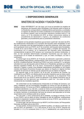 BOLETÍN OFICIAL DEL ESTADO
Núm. 110	 Martes 9 de mayo de 2017	 Sec. I. Pág. 37394
I. DISPOSICIONES GENERALES
MINISTERIO DE...